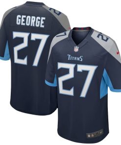 Eddie George Tennessee Titans Nike Game Retired Player Jersey – Navy