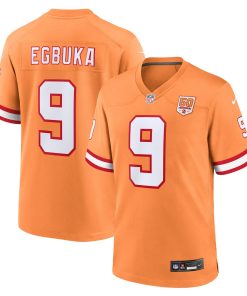 Emeka Egbuka  Tampa Bay Buccaneers Nike 50th Season Game Jersey – Creamsicle
