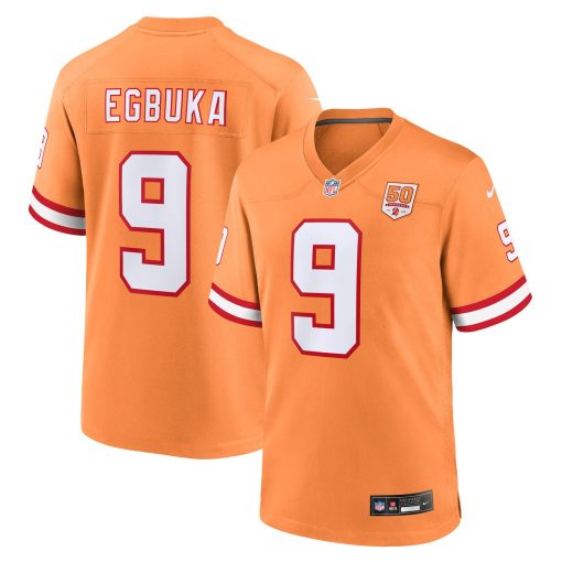 Emeka Egbuka  Tampa Bay Buccaneers Nike 50th Season Game Jersey – Creamsicle
