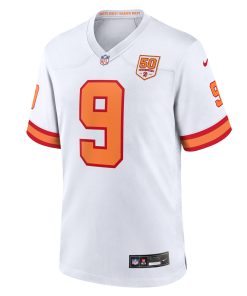 Alternative view of Emeka Egbuka ’76 Tampa Bay Buccaneers Nike 50th Season Game Jersey – White
