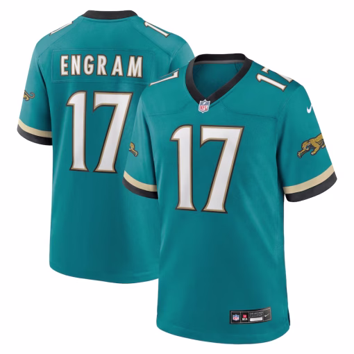Evan Engram Jacksonville Jaguars Nike Prowler Throwback Player Game Jersey – Teal