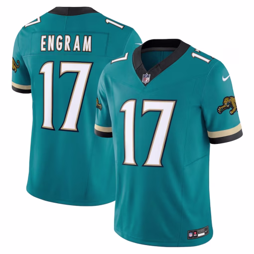 Evan Engram Jacksonville Jaguars Nike Prowler Throwback Vapor F.U.S.E. Limited Jersey – Teal