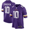 Fran Tarkenton Minnesota Vikings Nike Game Retired Player Jersey – Purple