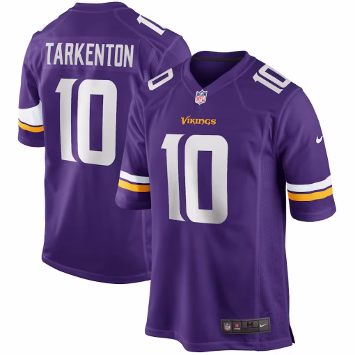 Fran Tarkenton Minnesota Vikings Nike Game Retired Player Jersey – Purple