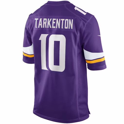 Fran Tarkenton Minnesota Vikings Nike Game Retired Player Jersey – Purple - Image 3