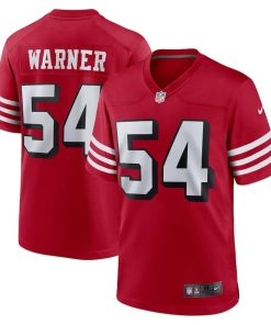 Fred Warner San Francisco 49ers Nike Alternate Game Jersey – Scarlet