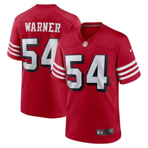 Fred Warner San Francisco 49ers Nike Alternate Game Jersey – Scarlet