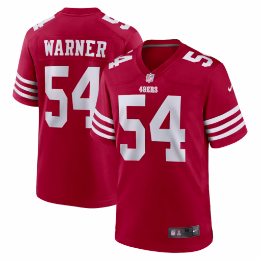 Fred Warner San Francisco 49ers Nike Player Game Jersey – Scarlet