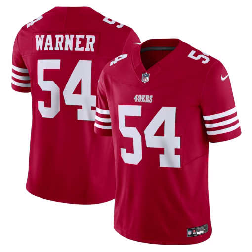 Fred Warner San Francisco 49ers Nike Vapor F.U.S.E. Limited Jersey – Scarlet