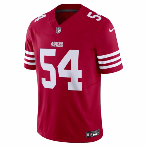 Fred Warner San Francisco 49ers Nike Vapor F.U.S.E. Limited Jersey – Scarlet - Image 2
