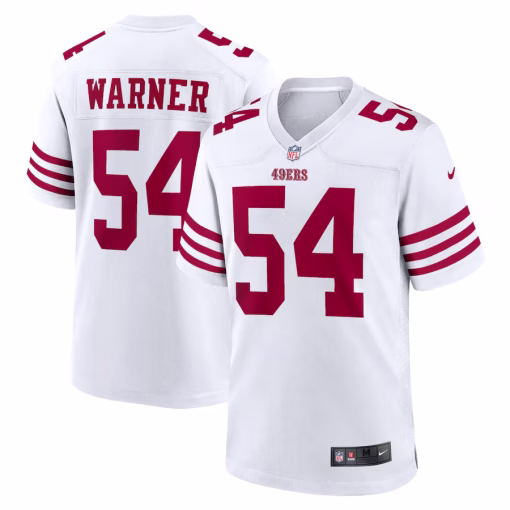 Fred Warner San Francisco 49ers Nike Player Game Jersey – White
