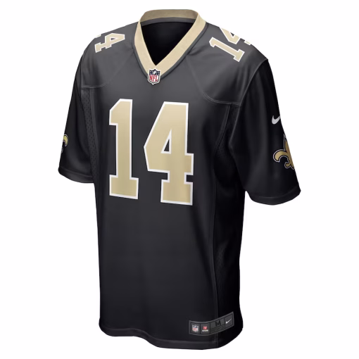 Ga’Quincy McKinstry New Orleans Saints Nike Player Game Jersey – Black - Image 2