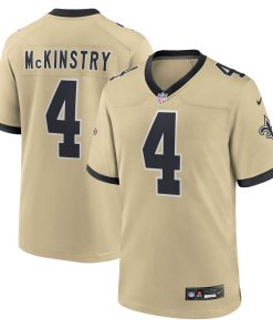 Ga’Quincy McKinstry New Orleans Saints Nike Gameday Golds Alternate Game Player Jersey – Gold