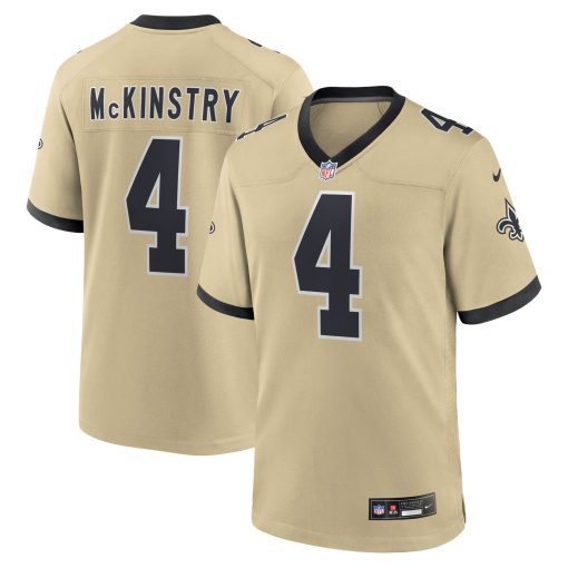 Ga’Quincy McKinstry New Orleans Saints Nike Gameday Golds Alternate Game Player Jersey – Gold