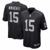 Gardner Minshew II Las Vegas Raiders Nike Team Game Jersey – Black