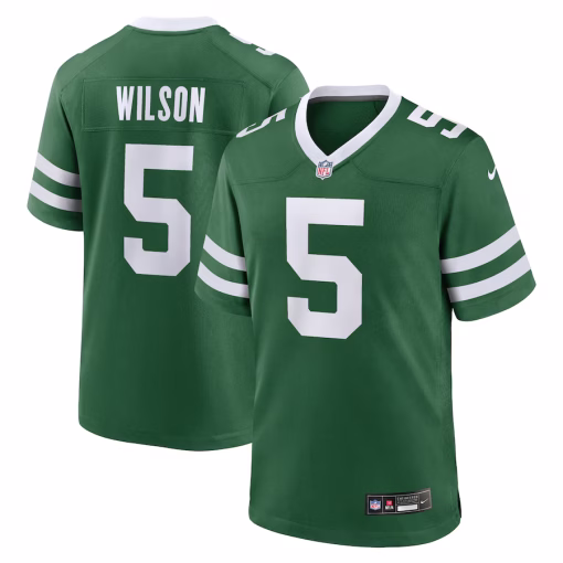 Garrett Wilson New York Jets Nike Game Jersey – Legacy Green