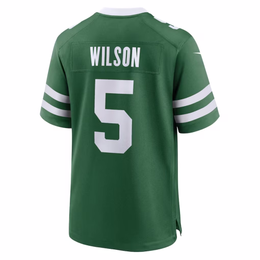 Garrett Wilson New York Jets Nike Game Jersey – Legacy Green - Image 2