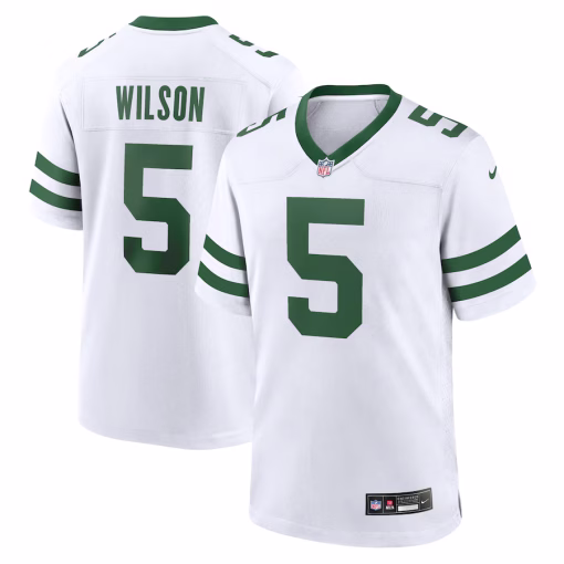 Garrett Wilson New York Jets Nike Game Jersey – Legacy White