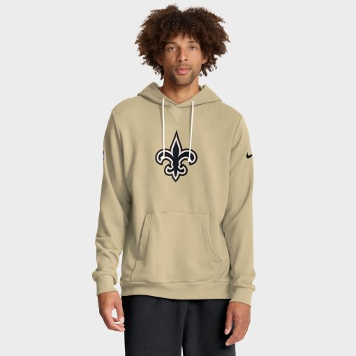 New Orleans Saints Nike Sideline Standard Issue Alt 2 Dri-FIT Hoodie – Gold
