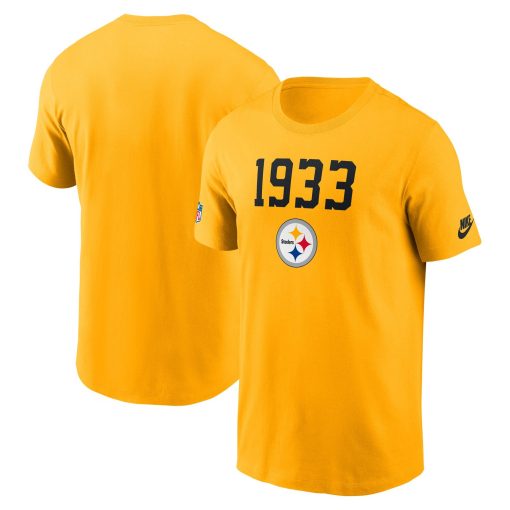 Pittsburgh Steelers Nike 1933 Alt Pack Onside Conversion Performance T-Shirt – Gold