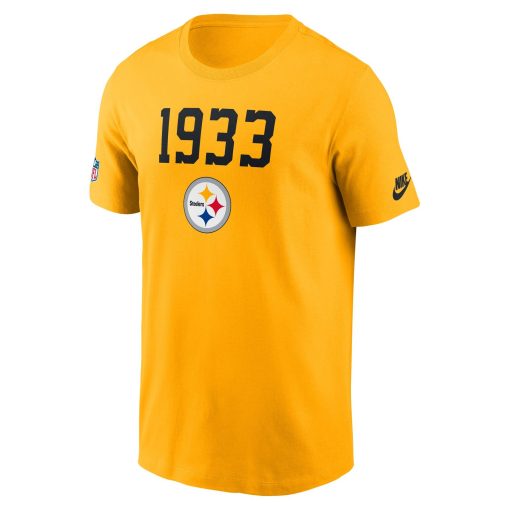 Pittsburgh Steelers Nike 1933 Alt Pack Onside Conversion Performance T-Shirt – Gold - Image 2