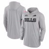 Buffalo Bills Nike 2024 Salute to Service Lightweight Performance Long Sleeve Hooded T-Shirt – Gray