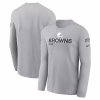 Cleveland Browns Nike 2024 Salute To Service Long Sleeve T-Shirt – Gray