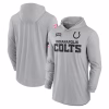 Indianapolis Colts Nike 2024 Salute to Service Lightweight Performance Long Sleeve Hooded T-Shirt – Gray