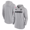 Las Vegas Raiders Nike 2024 Salute to Service Lightweight Performance Long Sleeve Hooded T-Shirt – Gray