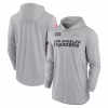 Los Angeles Chargers Nike 2024 Salute to Service Lightweight Performance Long Sleeve Hooded T-Shirt – Gray
