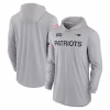 New England Patriots Nike 2024 Salute to Service Lightweight Performance Long Sleeve Hooded T-Shirt – Gray