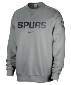 San Antonio Spurs Nike Courtside Standard Issue Performance Pullover Sweatshirt – Gray