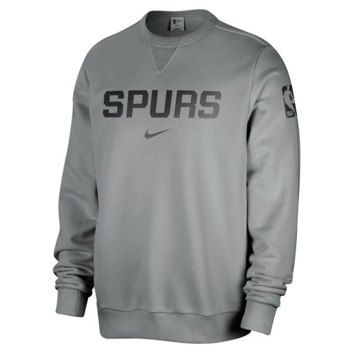 San Antonio Spurs Nike Courtside Standard Issue Performance Pullover Sweatshirt – Gray