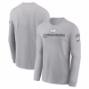 Washington Commanders Nike 2024 Salute To Service Long Sleeve T-Shirt – Gray