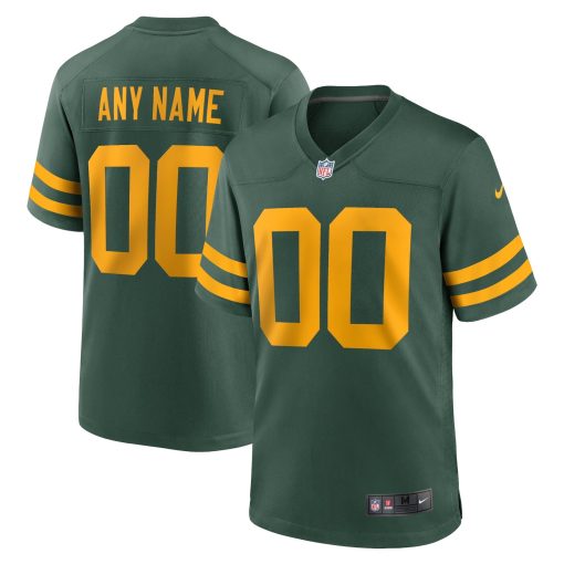 Green Bay Packers Nike Alternate Custom Jersey – Green
