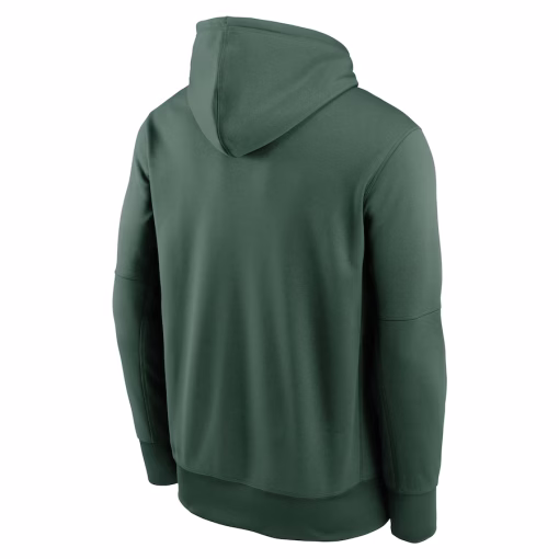 Men’s Green Bay Packers Nike Green Icon Performance Pullover Hoodie - Image 3