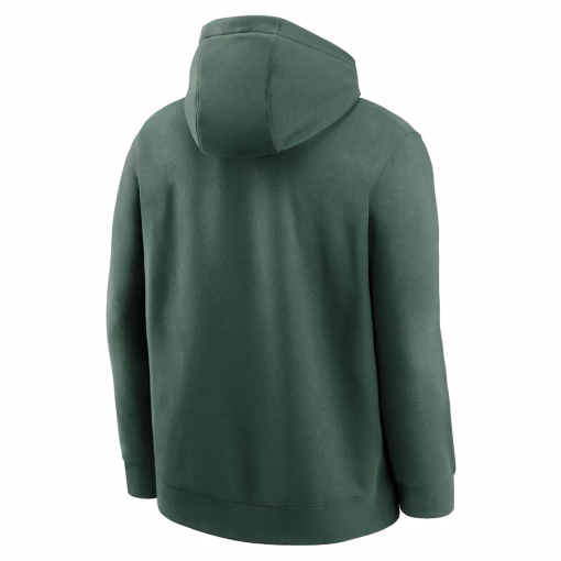 Men’s Green Bay Packers Nike Green Rewind Club Logo Pullover Hoodie - Image 3