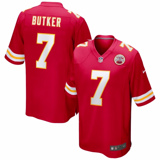 Men’s Kansas City Chiefs Harrison Butker Nike Red Game Jersey