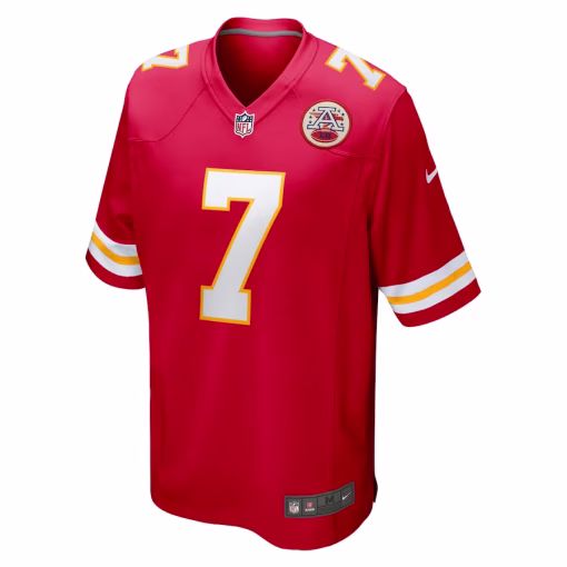 Men’s Kansas City Chiefs Harrison Butker Nike Red Game Jersey - Image 2