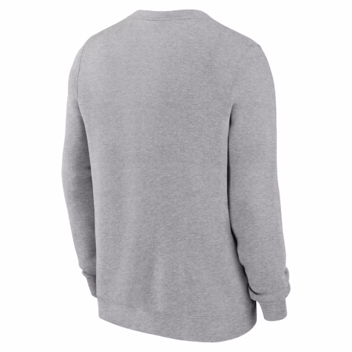 Los Angeles Chargers Nike Club Pullover Sweatshirt – Heather Gray - Image 3