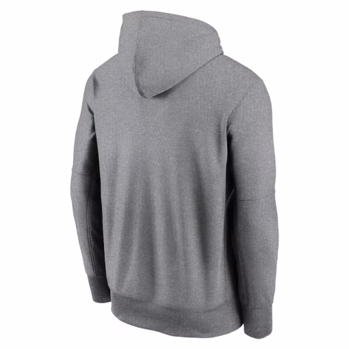 Miami Dolphins Nike Icon Performance Pullover Hoodie – Heather Gray - Image 3
