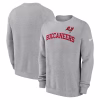 Tampa Bay Buccaneers Nike Club Pullover Sweatshirt – Heather Gray