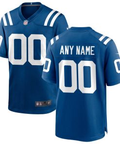 Nike Indianapolis Colts Custom Game Jersey – Royal
