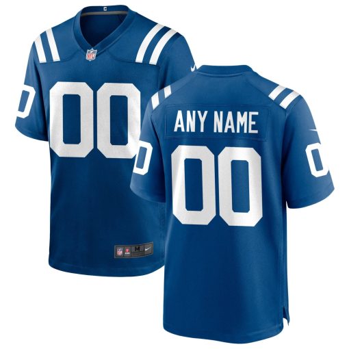 Nike Indianapolis Colts Custom Game Jersey – Royal