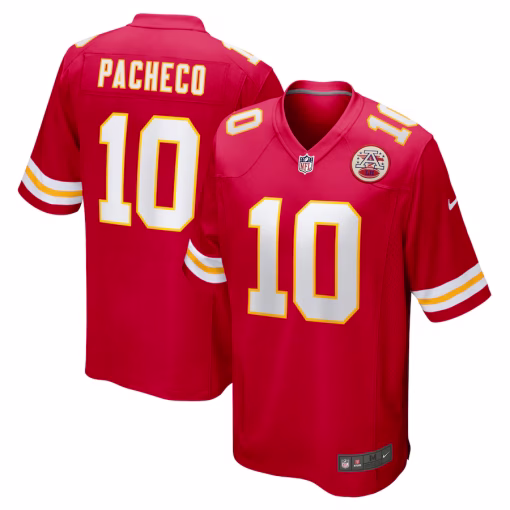 Men’s Kansas City Chiefs Isiah Pacheco Nike Red Game Player Jersey