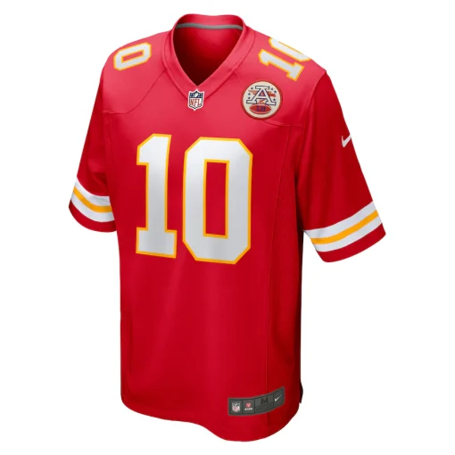 Men’s Kansas City Chiefs Isiah Pacheco Nike Red Game Player Jersey - Image 2