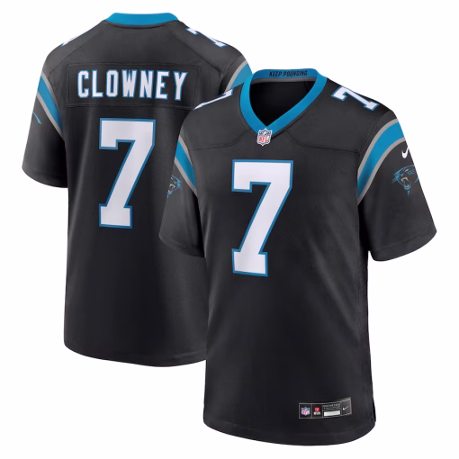 Jadeveon Clowney Carolina Panthers Nike Game Jersey – Black