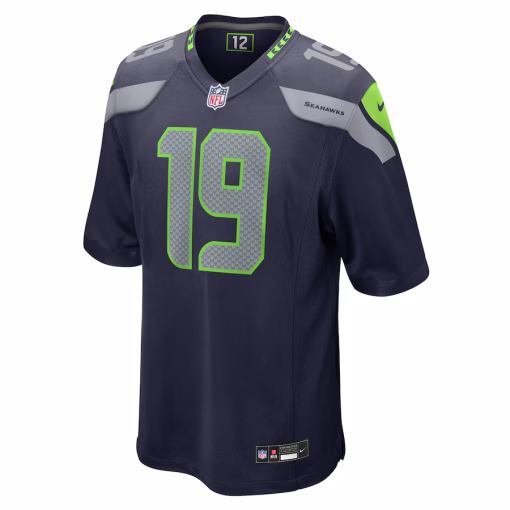 Jake Bobo Seattle Seahawks Nike Game Jersey – College Navy - Image 2