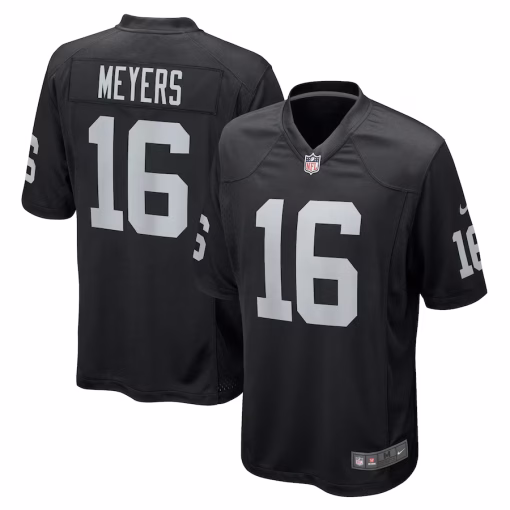 Jakobi Meyers Las Vegas Raiders Nike Game Player Jersey – Black
