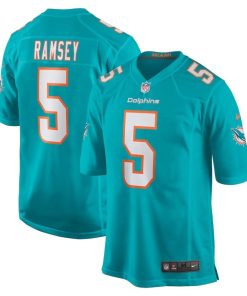 Jalen Ramsey Miami Dolphins Nike Team Color Game Jersey – Aqua